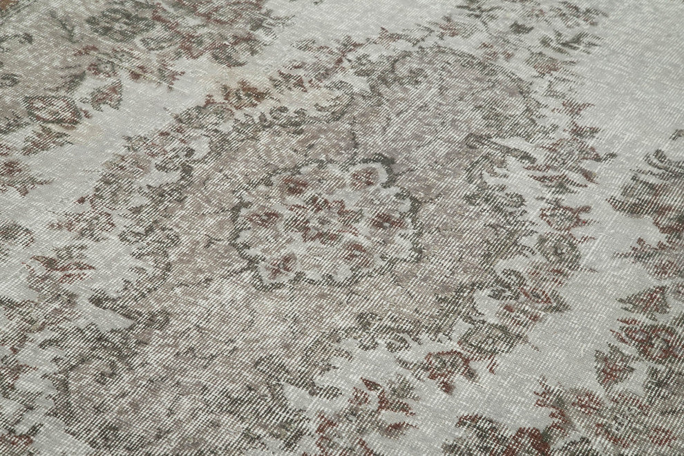 Rug N Carpet - Handmade Oriental 5' 6" x 9' 5" Decorative Overdyed Area Rug