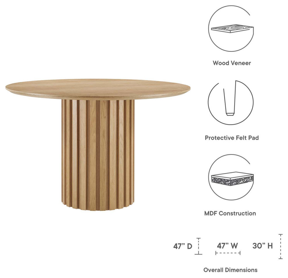 Senja 47" Round Dining Table