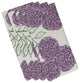 Mums The Word Floral Print Napkin, Sachet, Set of 4
