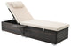 2 Piece Patio Rattan Chaise Lounge Outdoor Pe Wicket Furniture Set