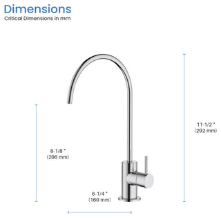 Circular Water Filtration Faucet, Chrome