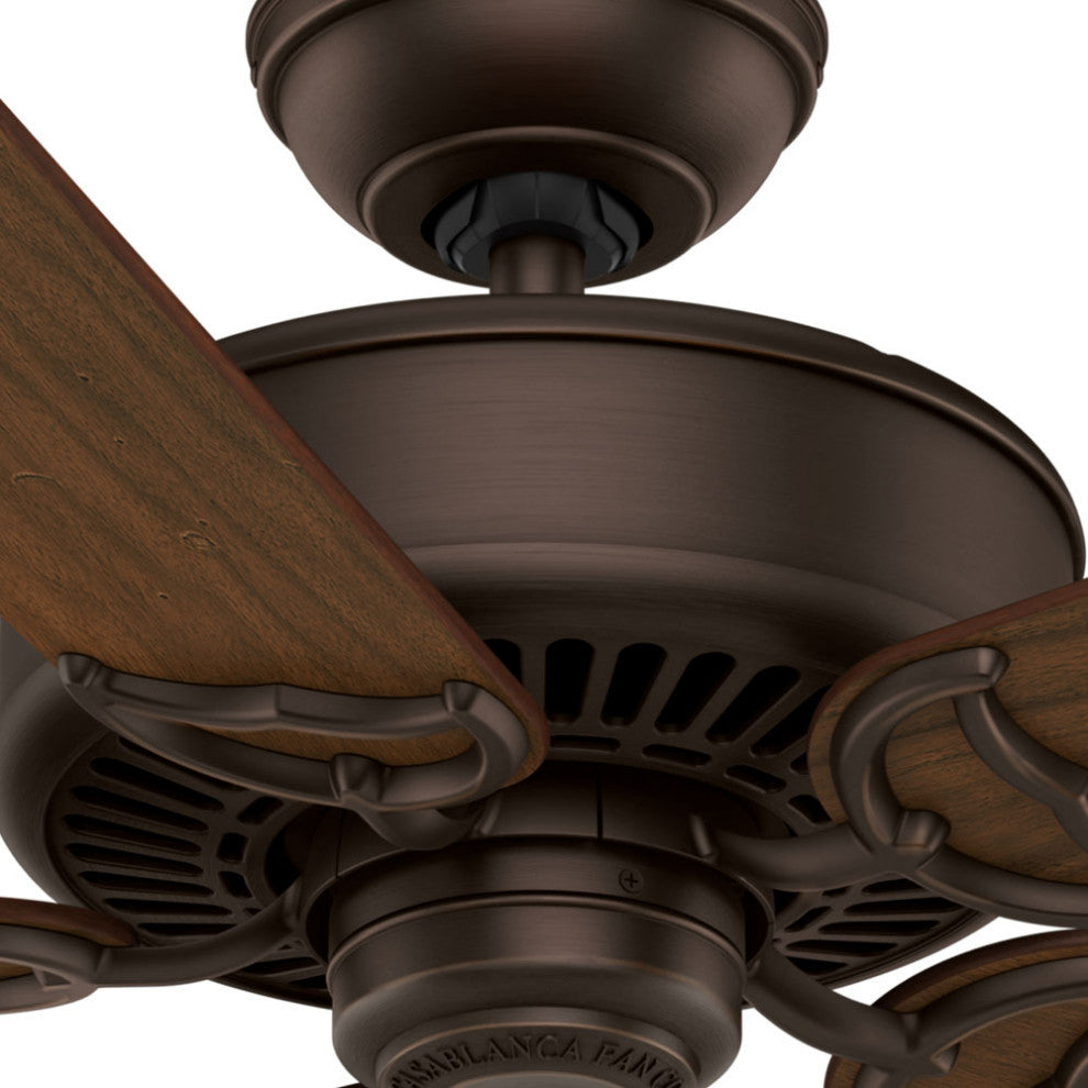 Casablanca 54" Panama DC Brushed Cocoa Ceiling Fan With Handheld Remote