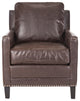 Safavieh Buckler Club Chair, Antique Brown, PU