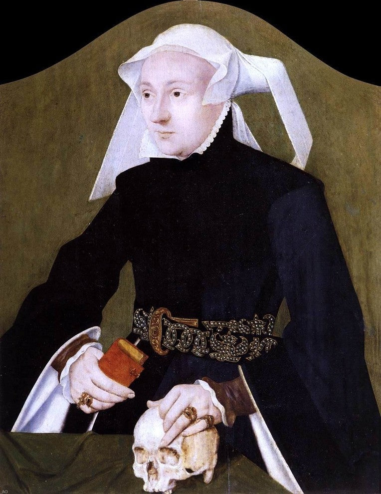 Barthel Bruyn Portrait of a Noblewoman, Gallery Wrapped Canvas Print, 21"x28"