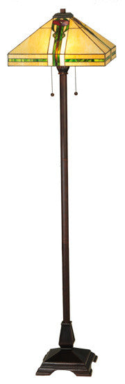 Meyda lighting 138127 62"H Parker Poppy Floor Lamp