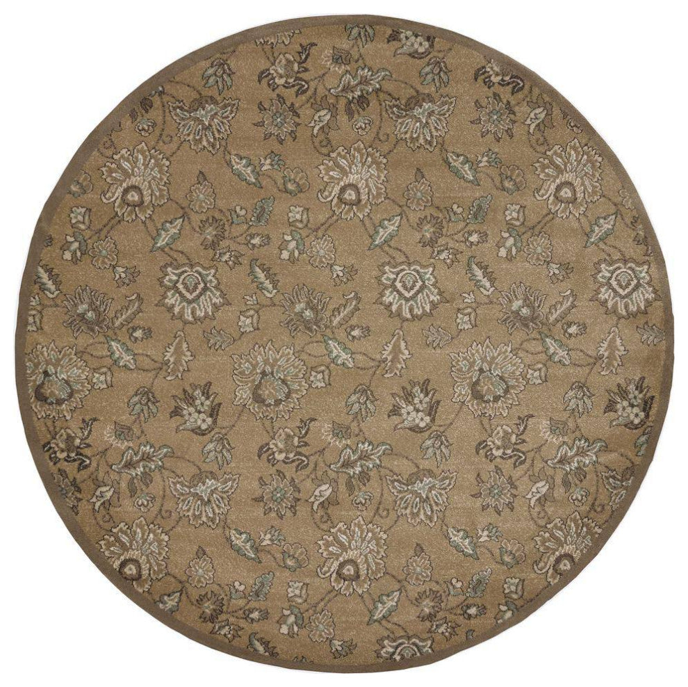 Redici 3475/0015/BEIGE Pisa 7'10 Round Indoor Area Rug