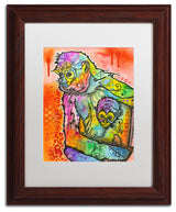 Dean Russo 'Monkey 1' Framed Art, 11x14, Wood Frame, White Mat