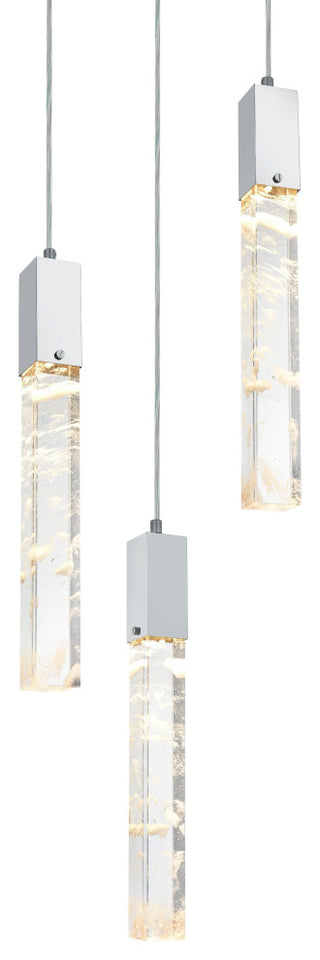 Home Living 16" Chandelier, Black