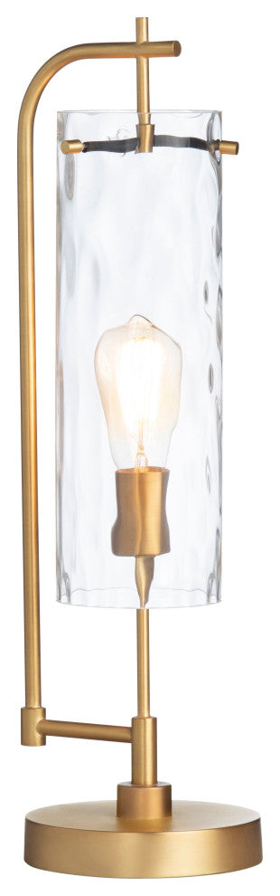 Lullisto Metal Table Lamp with Glass Shade