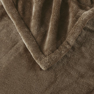 Beautyrest Knitted Solid Microlight Heated Throw, Mink