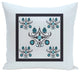 Hanky Print Geometric Print Pillow, Washed Out, 16"x16"
