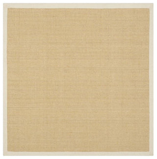 Safavieh Natural Fiber Nf441K Rug, Maize/Wheat, 8'0"x8'0" Square