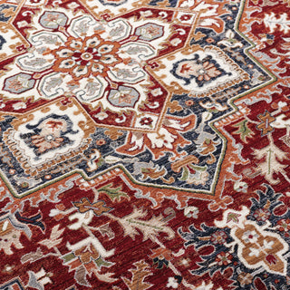 Lauren Ralph Lauren Collection Atwood LRL1119 Rug, Red/Grey Black, 4'x6'5"