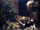 Alexandre-Francois Desportes Dog and a Cat Fighting Wrapped Canvas