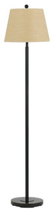 150W 3 Way Andros Metal Floor Lamp, Dark Bronze Finish, Light Brown