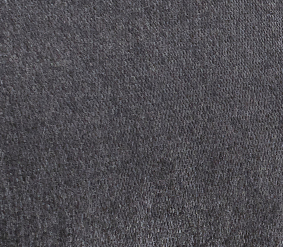 Rachel Ottoman, Charcoal Gray