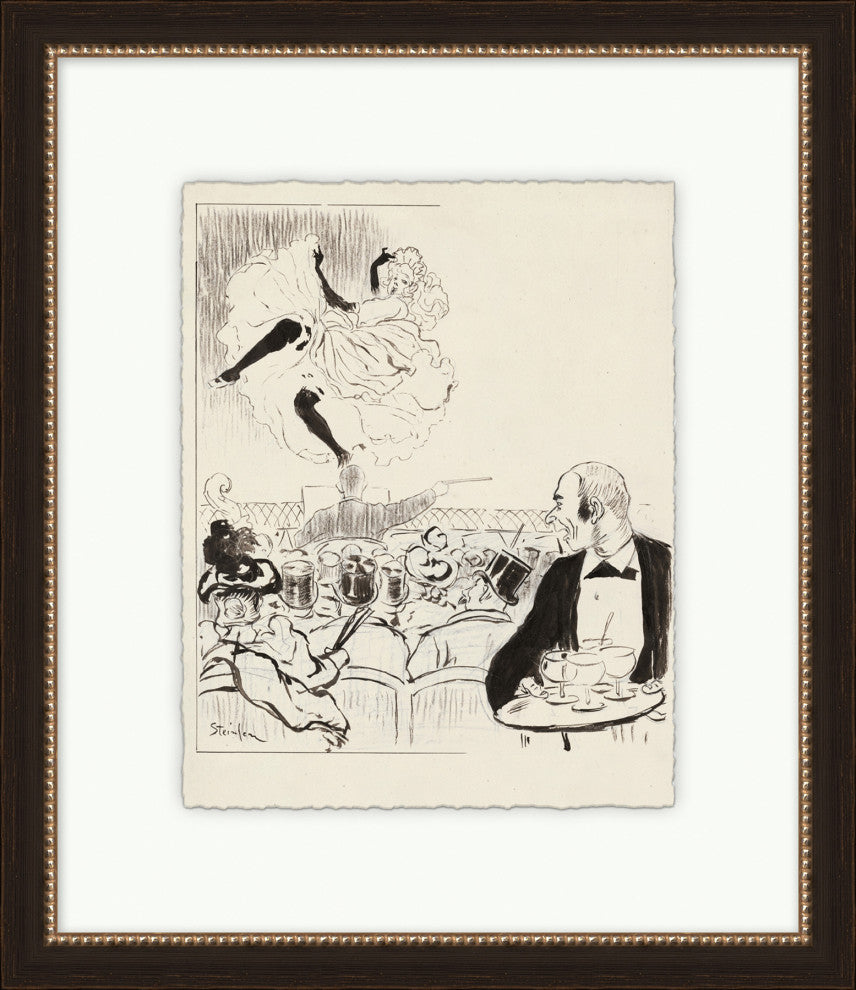 Can Can Dancer, Giclee Reproduction Artwork