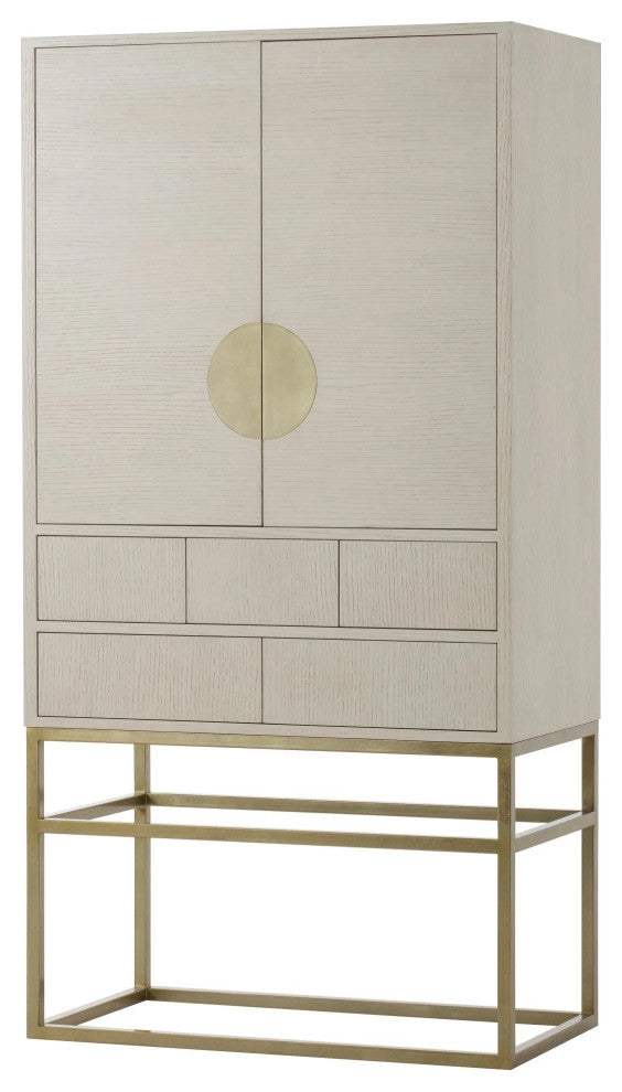 Sonder Living Louis High Cabinet | Light