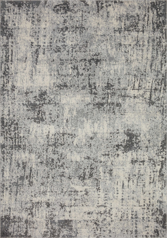Loloi II Austen AUS-01 Pebble, Charcoal Sample Swatch
