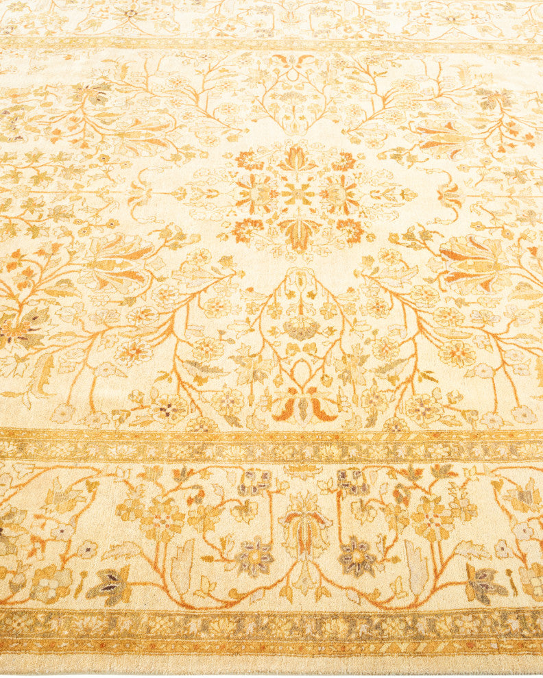 Mogul, One-of-a-Kind Hand-Knotted Area Rug Ivory, 6' 0" x 8' 9"