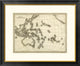 "Map of Oceanica, 1839" Framed Digital Print by Samuel Augustus Mitchell, 32x26"