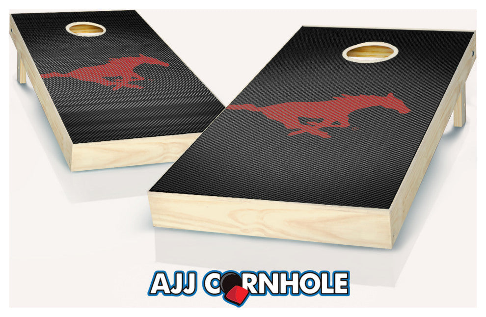 Southern Methodist Slanted Cornhole Set