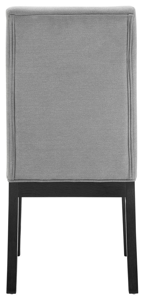 Yves Dining Side Chair, Grey, Set of 2