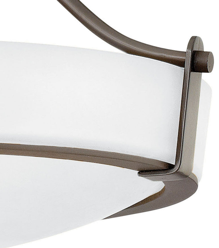 Hinkley Lighting 3220 Hathaway 3 Light 16"W Semi-Flush Bowl - Olde Bronze /