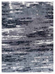 Hand Knotted Silk Area Rug Abstract Gray White