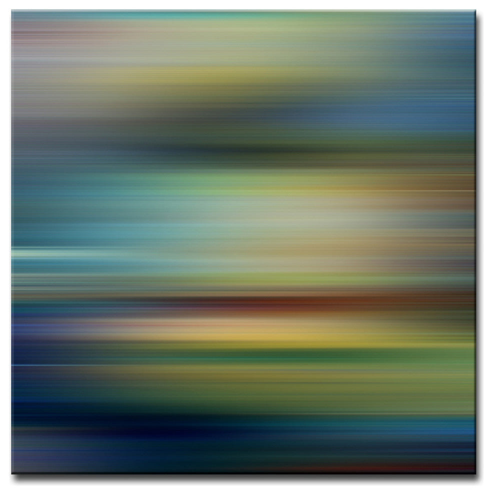 Ready2HangArt 'Blur Stripes' Canvas Wall Art, 20 in. Highx20 in. Wide