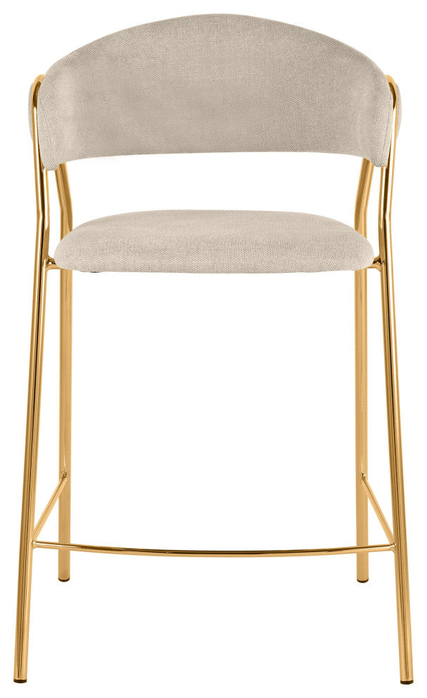 Lara Cream Counter Stool, Set of 2