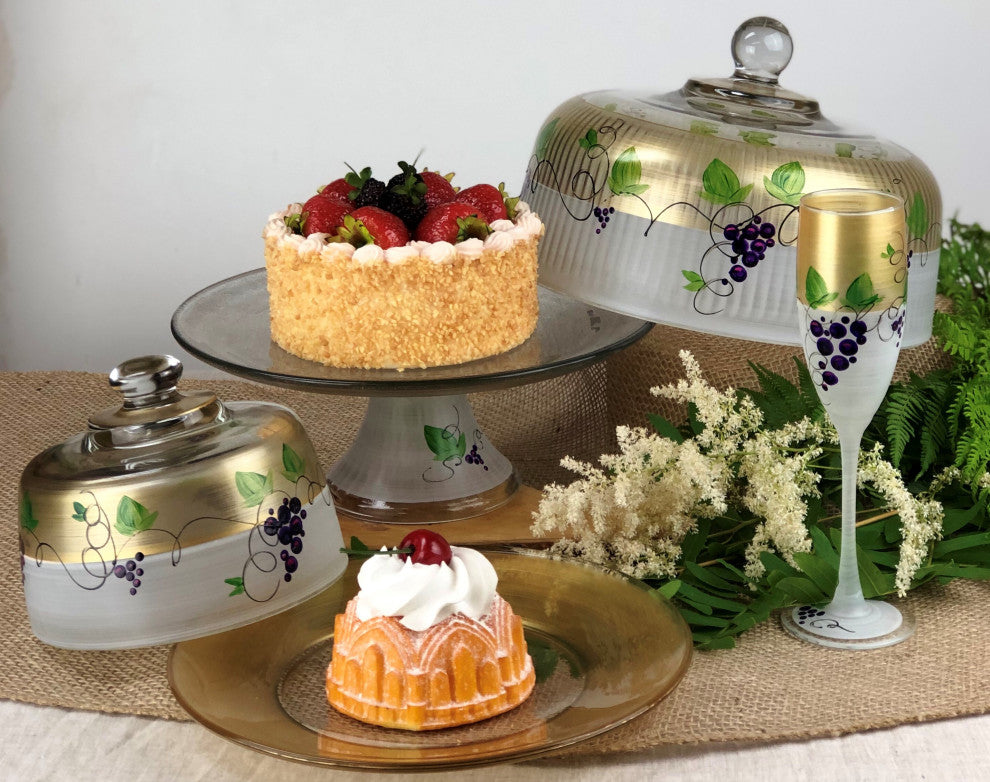 Grapes 'n Vines Cake Dome