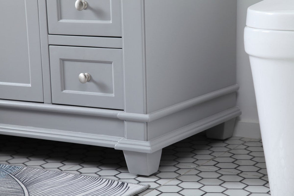 Weston Single Bathroom Vanity Set, Grey, 48