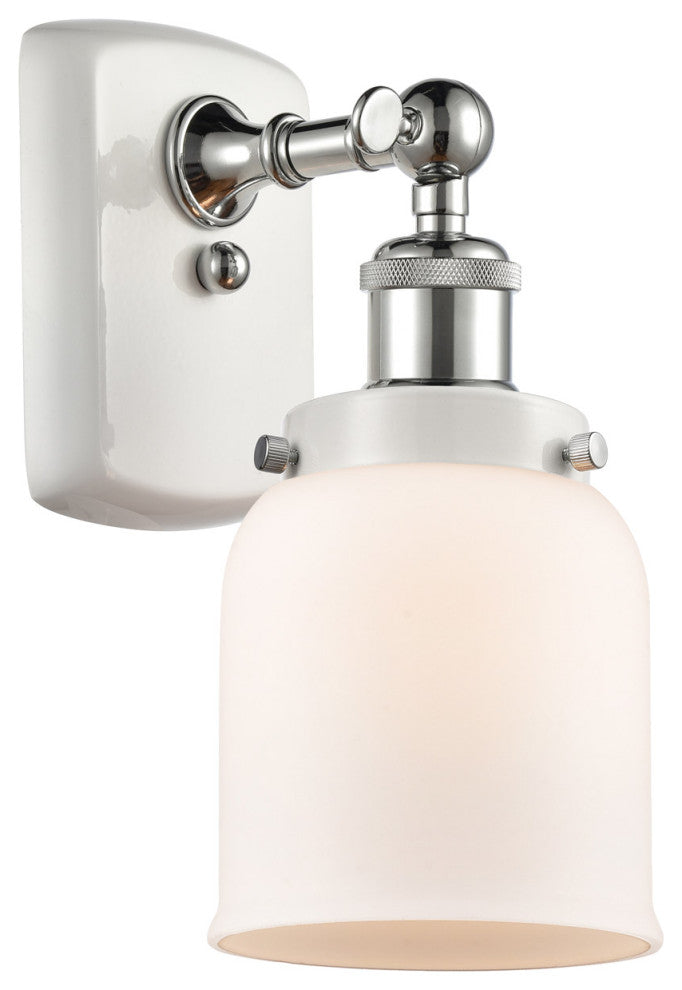 Innovations 916-1W-WPC-G51-LED 1-Light Sconce, White, Polished Chrome