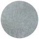 HomeRoots 8' Round Polyester Blue Heather Area Rug