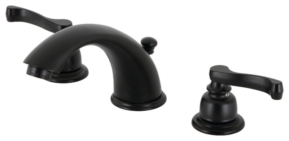 Kingston Brass KB8960FL Widespread Bathroom Faucet, Retail Pop-Up
