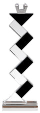 2 Piece Angela Black And White Candlestick Set, 14"
