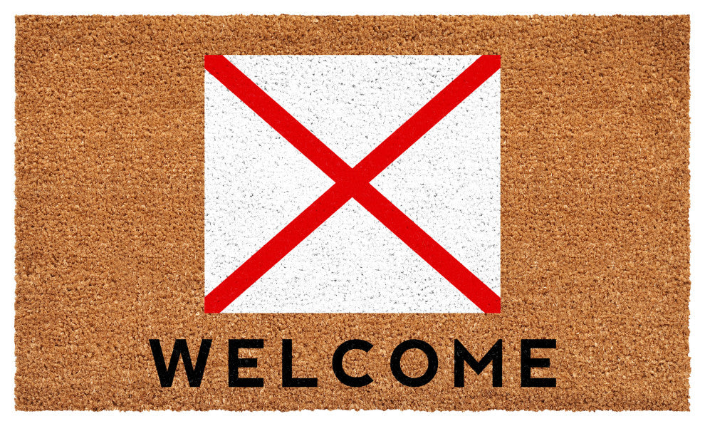 Calloway Mills Nautical Personalized Doormat, Letter V