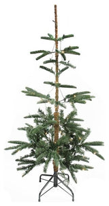 4.5' Pre-Lit Layered Noble Fir Artificial Christmas Tree, Warm Clear LED Lights