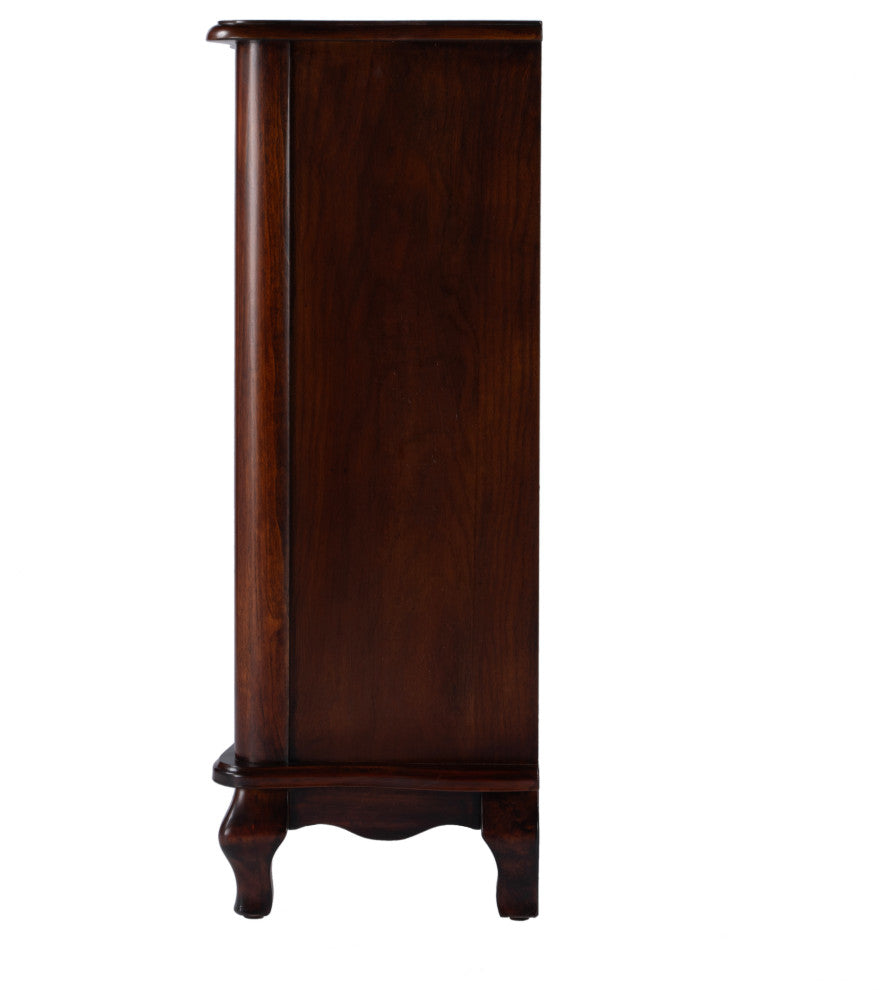 Leyden European Accent Cabinet, Dark Brown