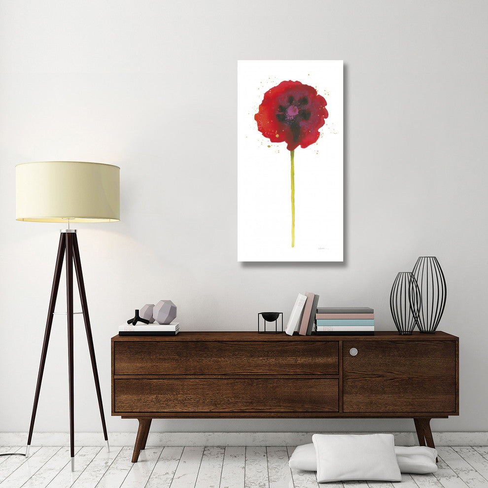 "Splash II with Gold" Digital Paper Print by Shirley Novak, 26"x50"