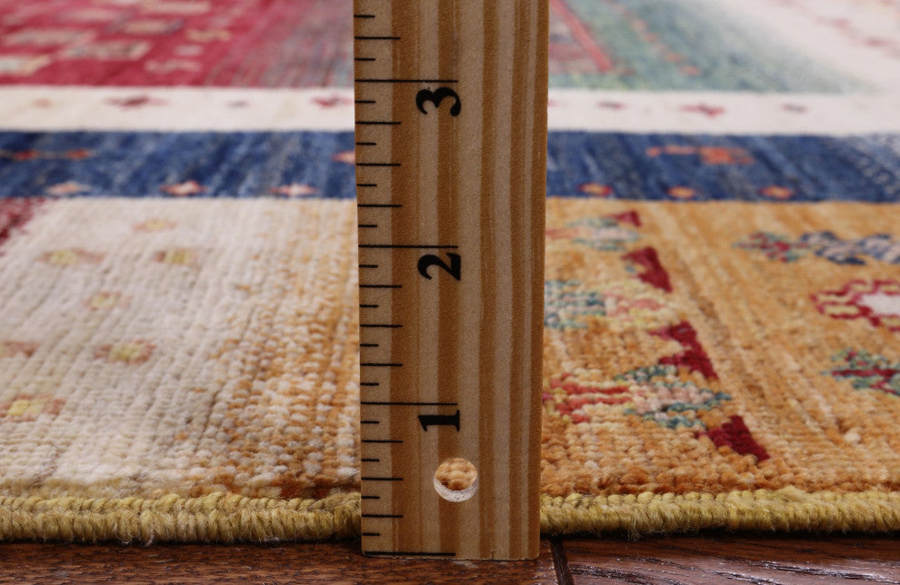 Hand Knotted Persian Gabbeh Tribal Rug 5' 6" X 7' 10" Q7305