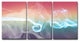 Ready2HangArt 'Glitzy Mist XLIXB' by Tristan Scott, 18"x36", 3 Piece Set