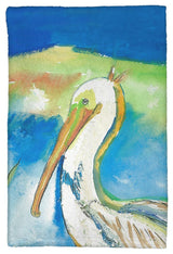 White Pelican Kitchen Towel - Two Sets of Two (4 Total)