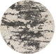 Nourison Maxell Ivory/Gray Area Rug, 3'10"x3'10"