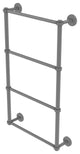 Prestige Skyline 4 Tier 24" Ladder Towel Bar, Matte Gray