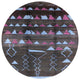 Ahgly Company Indoor Round Mid-Century Modern Area Rugs, 4' Round