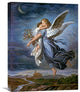 "The Guardian Angel" Stretched Canvas Giclee by Wilhelm von Kaulbach, 17"x22"