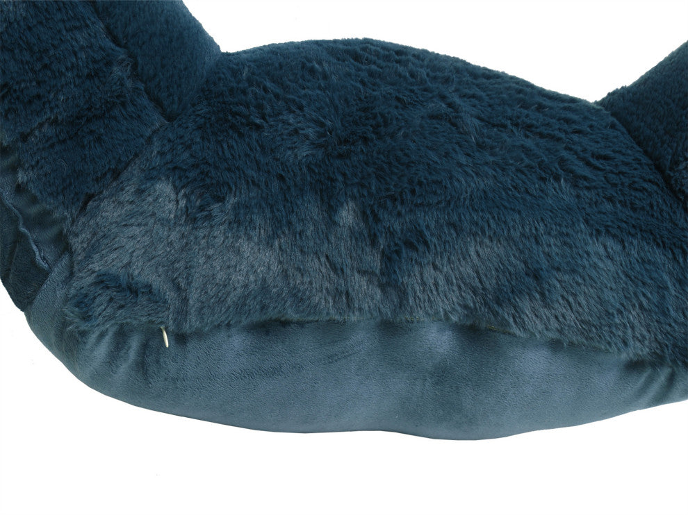 Faux Fur Bedrest Shell, Dragonfly, 28"x30" X17"