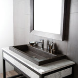 48" Carrara Vanity Top - Trough with Single or No Faucet Hole